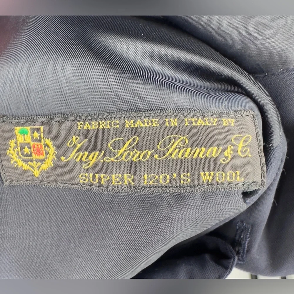 J Crew Crosby Blazer Mens 46L Classic Fit Loro Piana Wool Super 120s Sport Coat